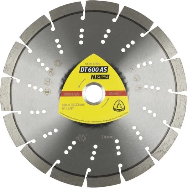 Алмазный диск KLINGSPOR 180X2,7X22,23/11S/12/S/DT/SUPRA/DT600AS