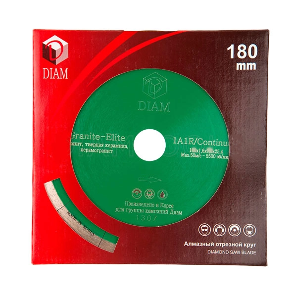 Алмазный диск DIAM GRANIT 1A1R 180X1,6X7X25,4 (гранит)