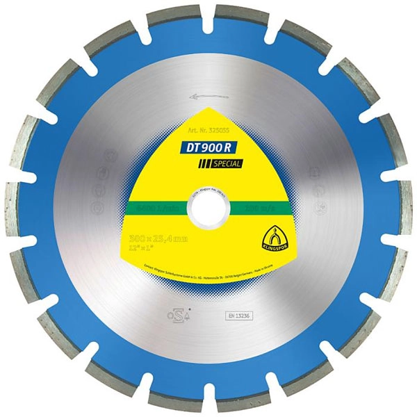 Алмазный диск KLINGSPOR 300X2,8X30/18W/10/S/DT/SPECIAL/DT900R