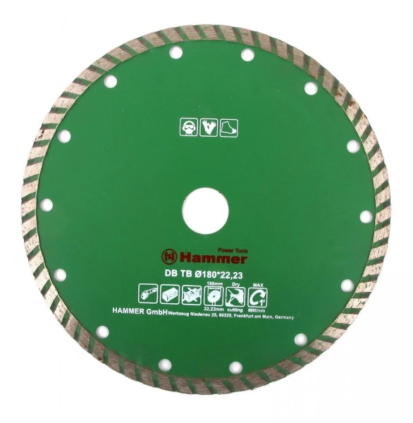 Круг алмазный DB TB 180*22мм