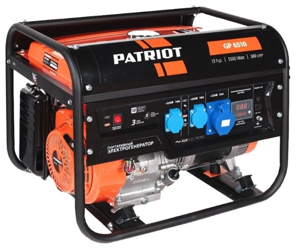 Генератор бензиновый PATRIOT GP 6510