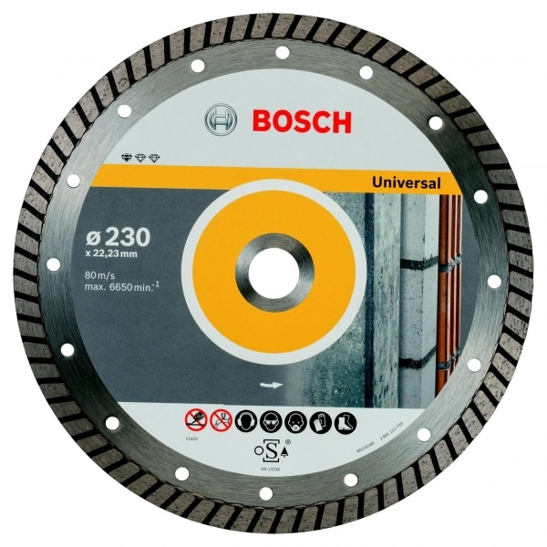 Круг алмазный STANDARD FOR UNIVERSAL TURBO (2608602393) Ф115х22мм универсальный