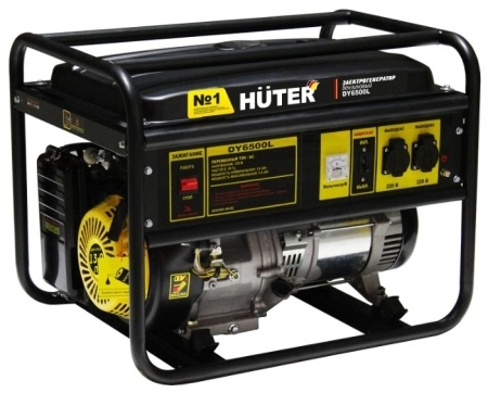 Портативный бензогенератор HUTER DY6500L