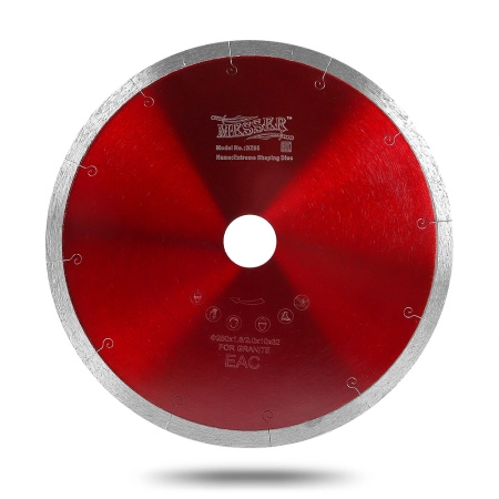 Диск сплошная кромка для резки мрамора G/X-J, мокрый, 250D-2.0T-10W-32/25,4