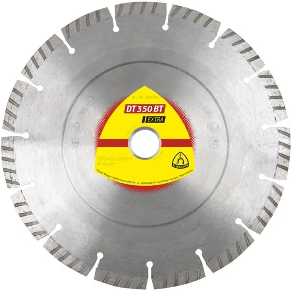 Алмазный диск KLINGSPOR 115X2,4X22,23/8ST/10/S/DT/EXTRA/DT350BT