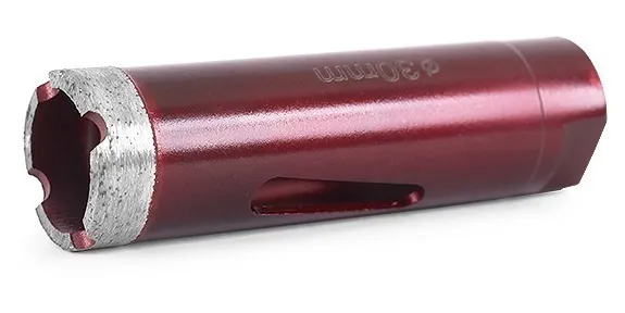 Коронка алмазная MESSER по натуральному камню для работы с подачей воды D35-L70- М14