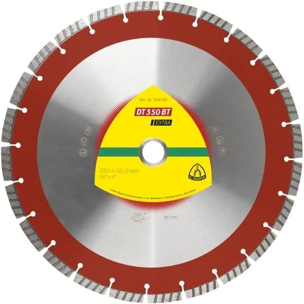 Алмазный диск KLINGSPOR 350X3X25,4/24ST/10/S/DT/EXTRA/DT350BT